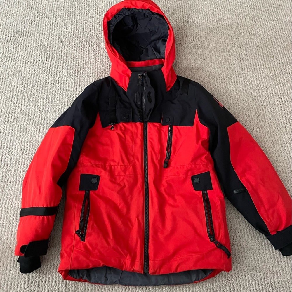 Kids Red and Black Spyder Jacket